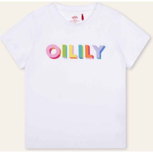 Oilily Tak T-Shirt- maat74/12m Bright Wit