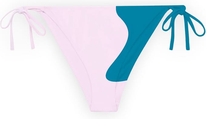 Sea'sons Official - Kleurveranderend - Triangle Bikinibroek - Groen-Roze - S
