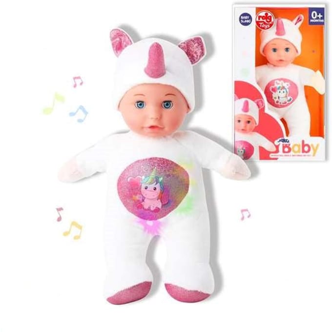 Pop Reig Wit Eenhoorn Knuffel (30 cm)