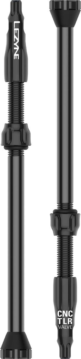 LEZYNE Bandenplakkers CNC TLR TUBELESS VALVE 80MM BLACK