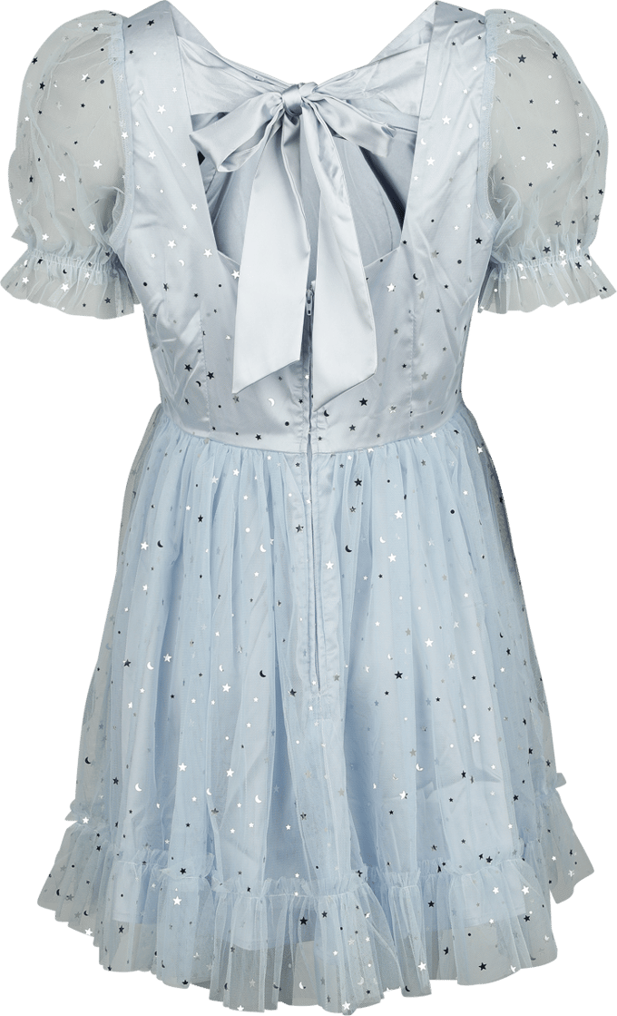 Hell Bunny - Rockabilly Mini-jurk - Infinity Mini Dress - S tot M - voor Vrouwen - blauw