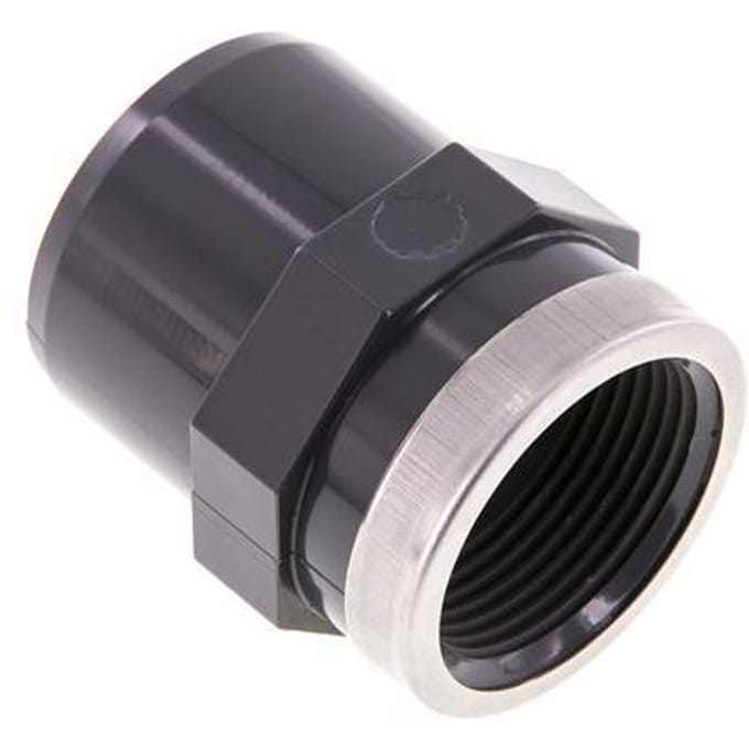 PVC Lijmmof mannelijk 50mm x Binnendraad Rp 1 1/4''