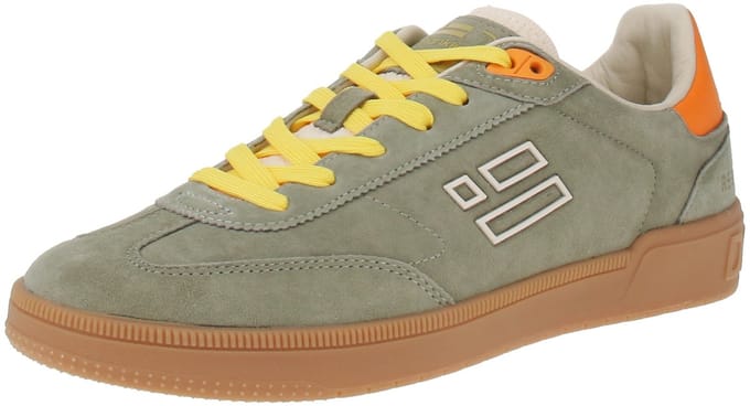 D.Franklin DFSH387005 Rebell Basic Flag - Heren Sneaker - Khaki