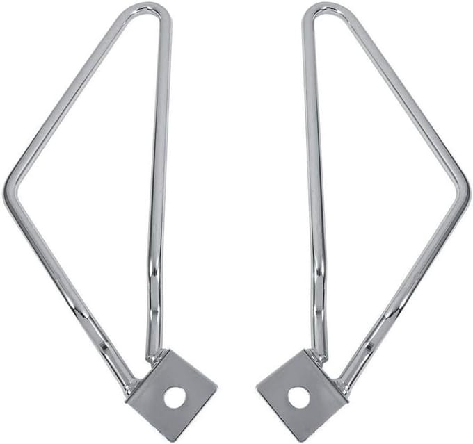 Dailygoods- Zadeltas Montagebeugels - 2x Verchroomd/Ijzer