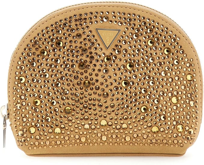 GUESS Koppeling Dome Pouch Gold Beige