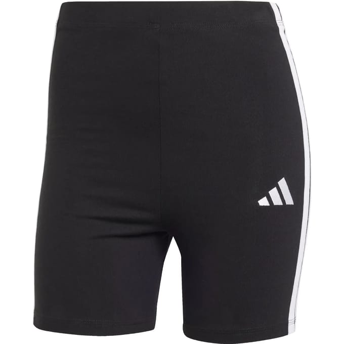 Adidas Sportswear Essentials 3-Stripes High Waisted Biker Short - Dames - Zwart