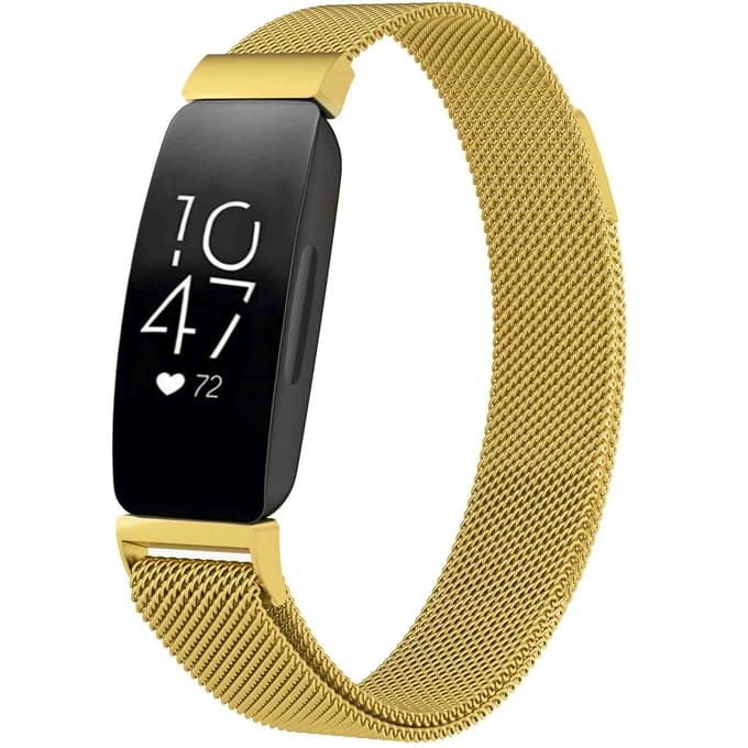 imoshion Milanees magnetisch bandje voor de Fitbit Inspire - Maat M - Goud