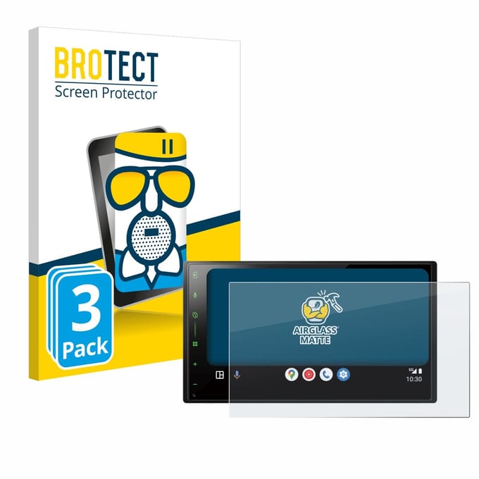 BROTECT - Screenprotector voor Pioneer SPH-DA77DAB - Folie Beschermfolie Beschermglas matte 3 Stuks