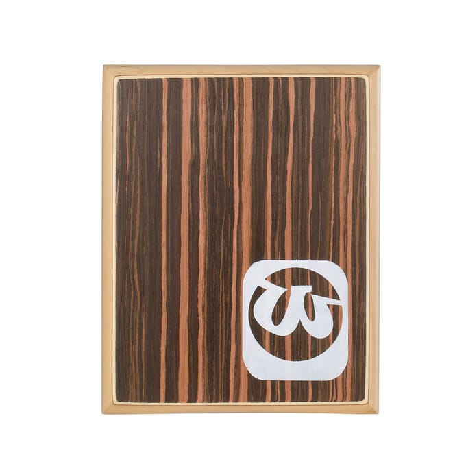 Walter Compact Travel Cajon Box Drum Platte handtrommel percussie-instrument met verstelbare snaren bruin