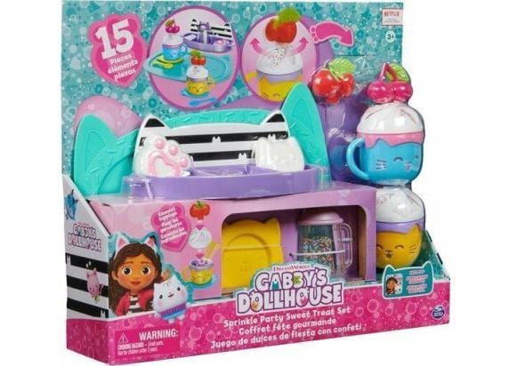 Gabby’s Poppenhuis - Spikkelfeest-serviceset met accessories