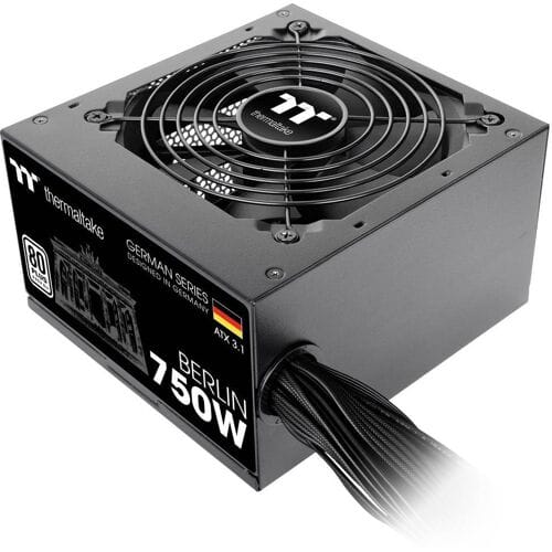 Thermaltake Berlin power supply unit Voeding - 750 Watt - ATX - 80 Plus ja