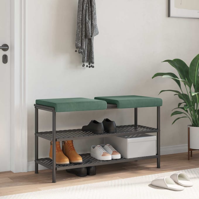 vidaXL - Bankkussen - 2 - st - fluweel - Zeegroen - Diepte - 35 - cm