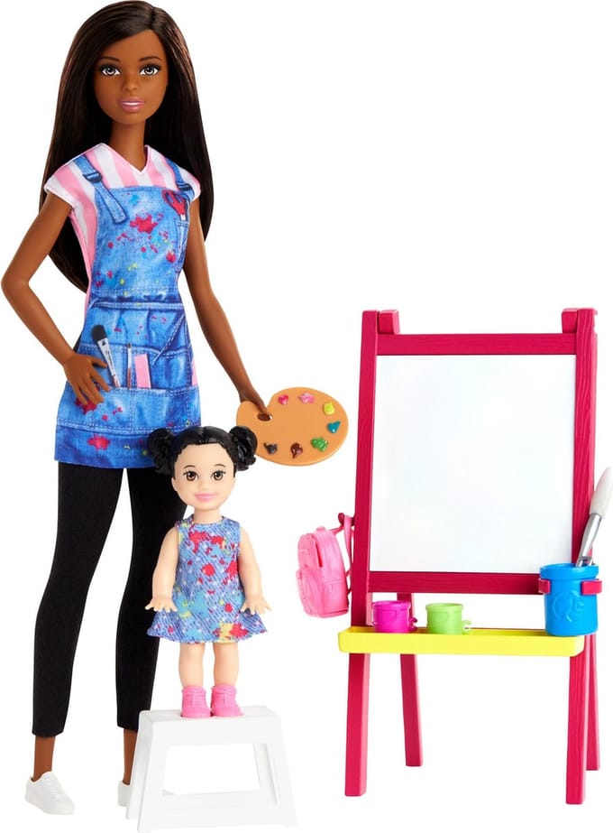 Barbie Kunstlerares en Speelset
