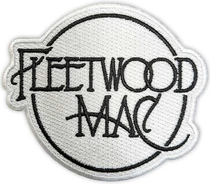 Fleetwood Mac - Classic Logo Patch - Wit
