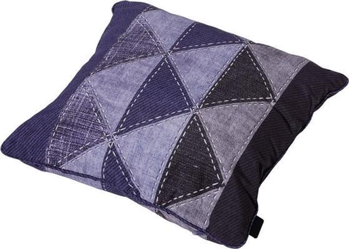 Madison sierkussen Triangle 50x50 cm - blauw