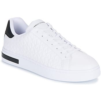 sneakers met vetersluiting en logomotief