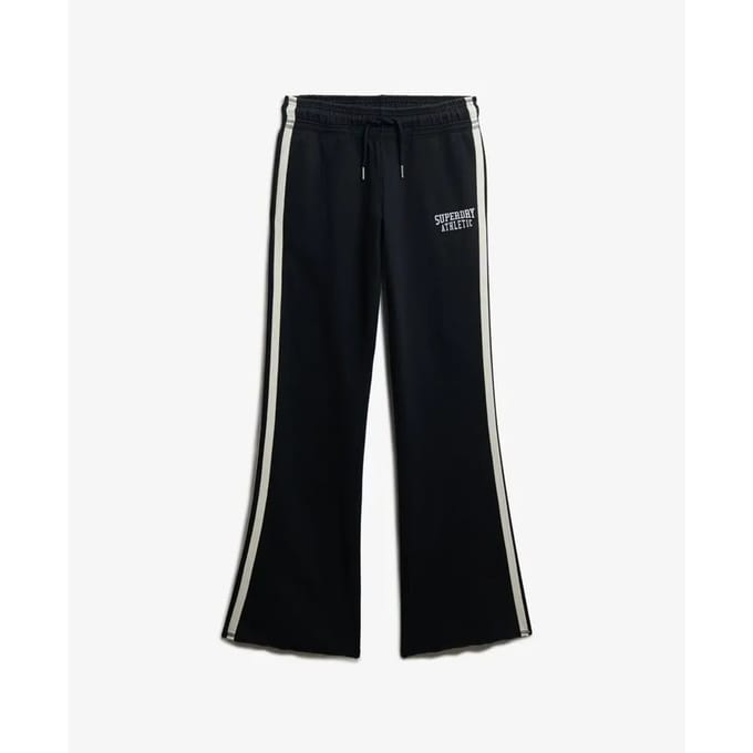 Gestreepte dames flare joggingbroek Superdry Athletic
