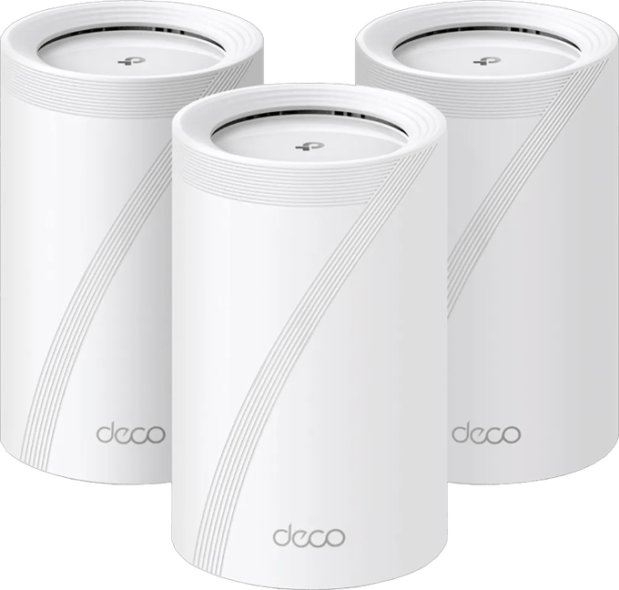 TP-Link Deco BE65 (BE9300) 3-Pack - Mesh router 802.11a/b/g/n/ac/ax/be (Wi-Fi 7)