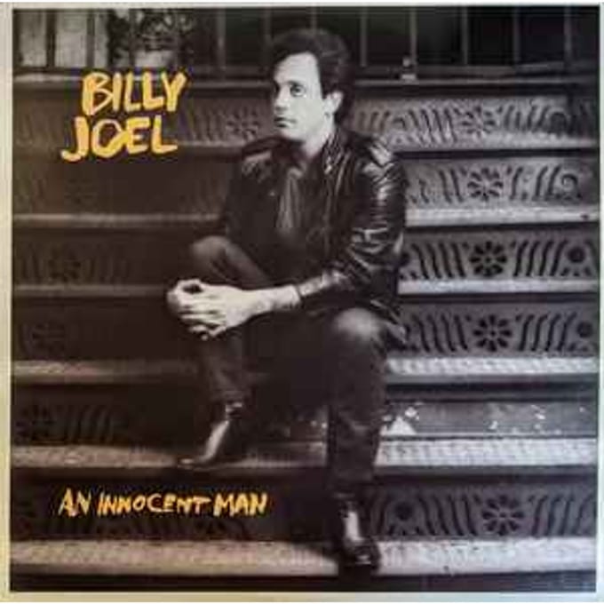 LP Plaat BILLY JOEL - An Innocent Man QC38837 COLUMBIA 1983 VS Rock Gebruikt gray