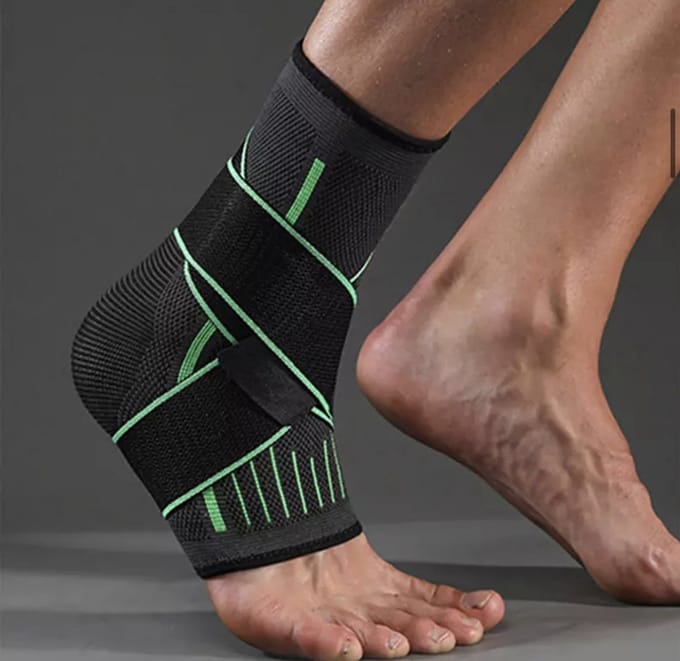Chibaa - Enkelband - Enkelbraces - Ondersteuning - Sport - Blessures en herstel - Verstelbaar - Large (41-43)