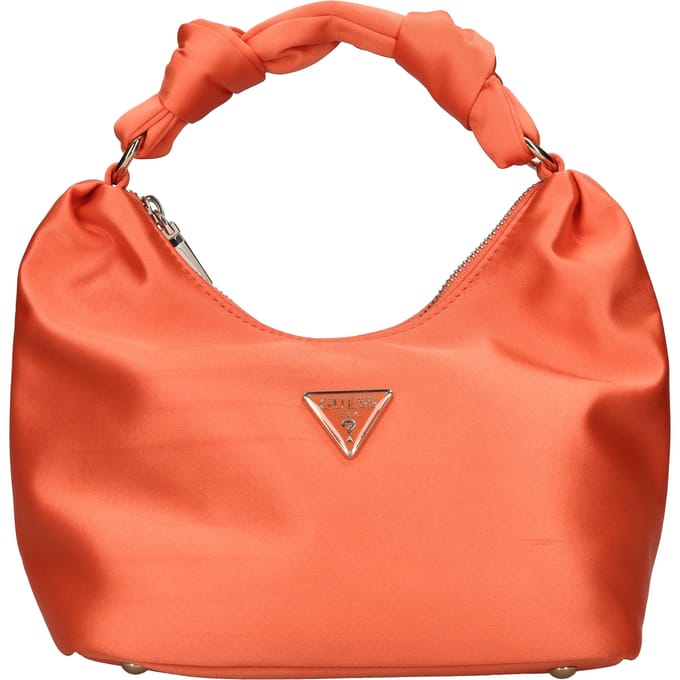 GUESS Handtas Velina Hobo Orange Oranje