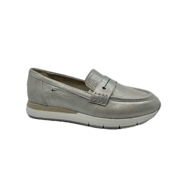 Tamaris Comfort Instappers beige Leer - Dames - Maat 37