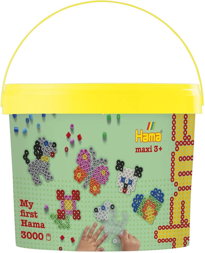Hama 8806 Emmer met 3000 maxi-kralen en prikbord (2013870)