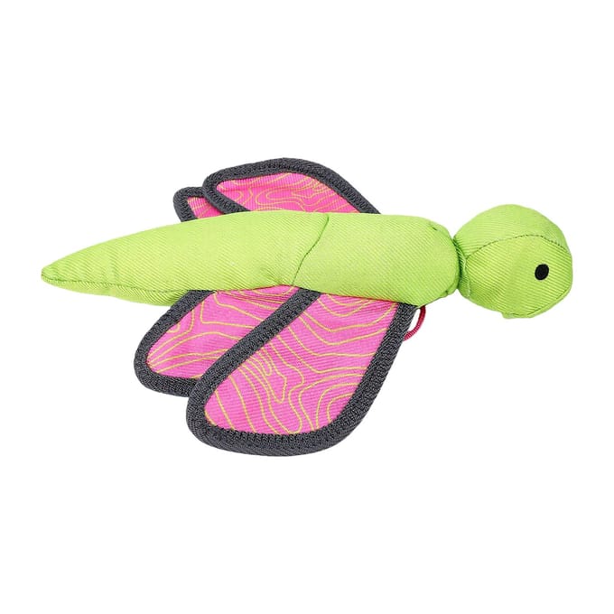 Roze Groene Libelle Lanceerbare Hondenspeeltje Knuffeldier Schattige Grappige Libelle Piepend Hondenspeeltje