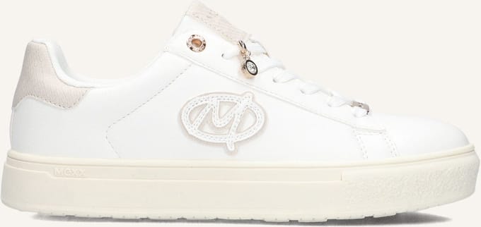 Mexx Dames Sneakers Tesi Rio - Leren Lage sneakers - Wit - Maat 36