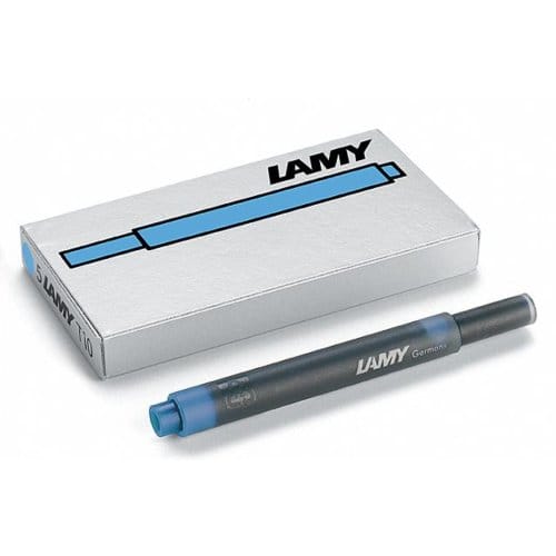 Lamy vulling voor de vulpen, t10, kleur turquoise à 5 stuks