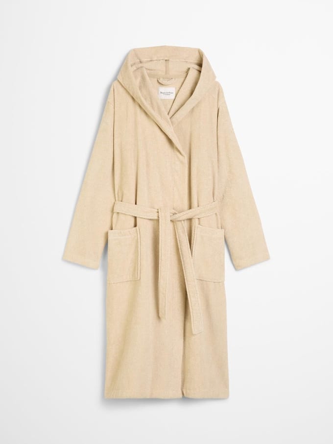 Marc O'Polo Timeless Women Melange Badjas Dark Sand - M