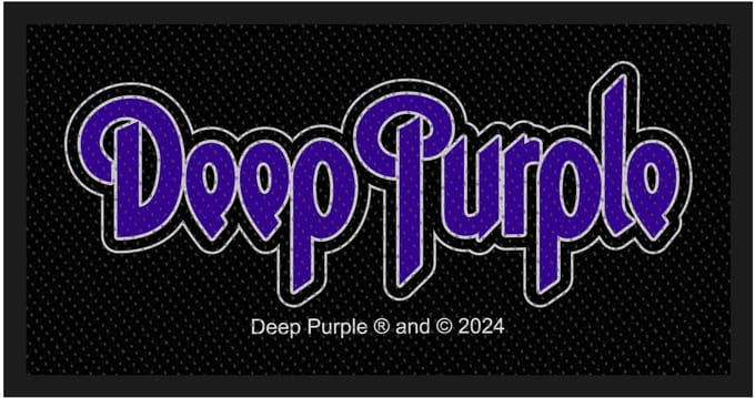 Deep Purple - Logo Patch - Zwart