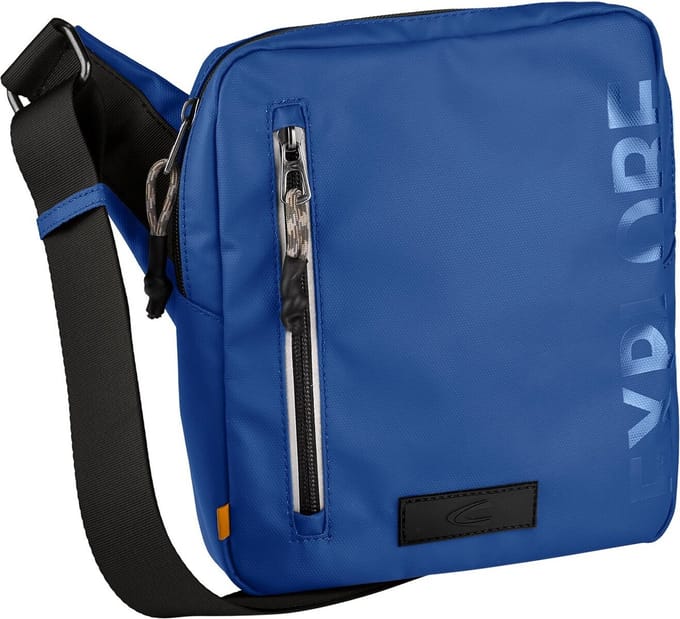 camel active Schoudertas Explore Cross Bag Blue Blauw