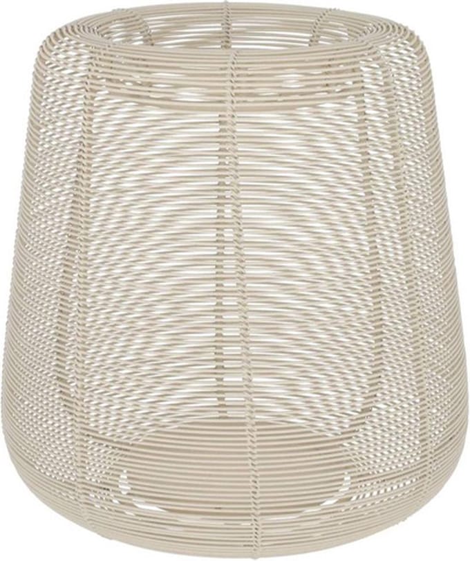 JENS Living Lantaarn Sil - Ø 22 x 24 cm - Glas / Metaal - Wit