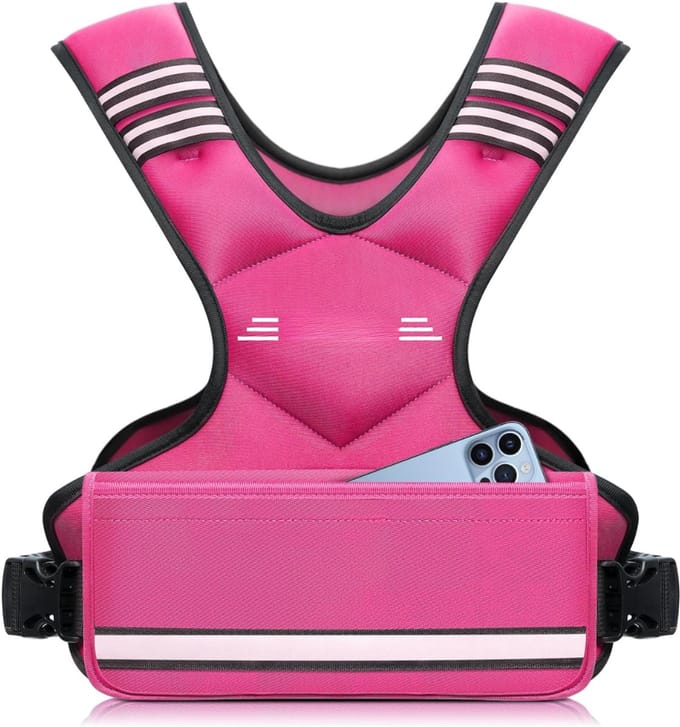 RUX® Gewichtsvest - Gewichtsvesten - Roze - ‎29cm x 28cm x 12cm