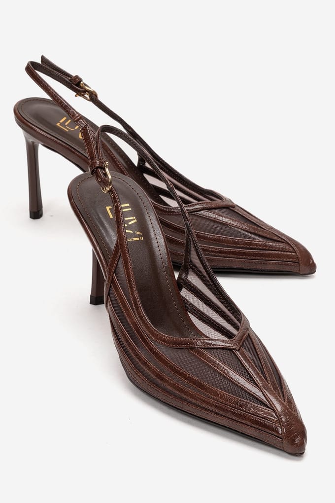 Eleana Slingback Mesh Stilettopomp