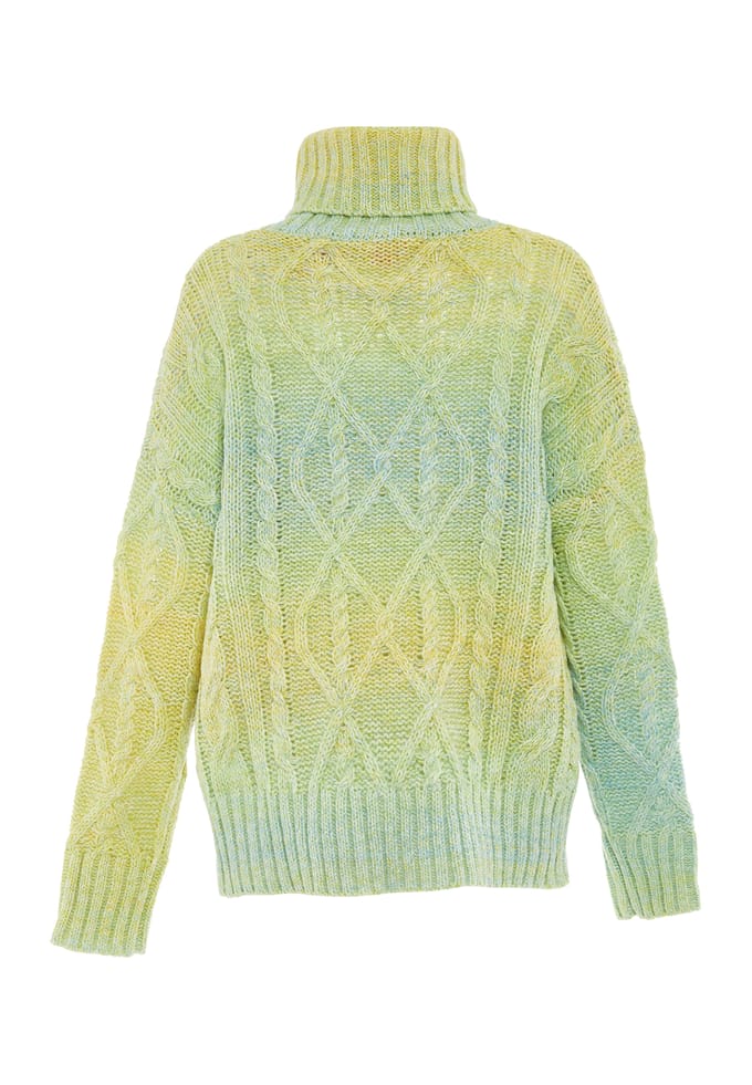 Mymo Trui met coltrui Dames LIME MUNT