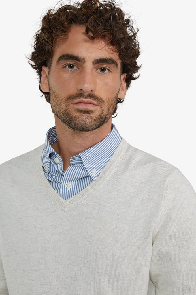 McGregor V-neck Sweater Off White Maat: XL | Sweaters Outlet | Heren | Wit