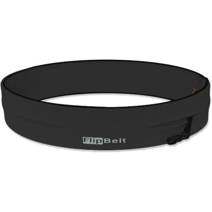 FlipBelt Classic - Running Belt – Hardloopriem voor Telefoon, Water en Meer – Unisex – Zwart - M
