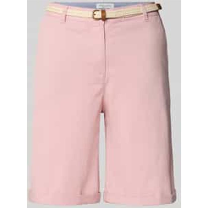 Chino-bermuda met riem