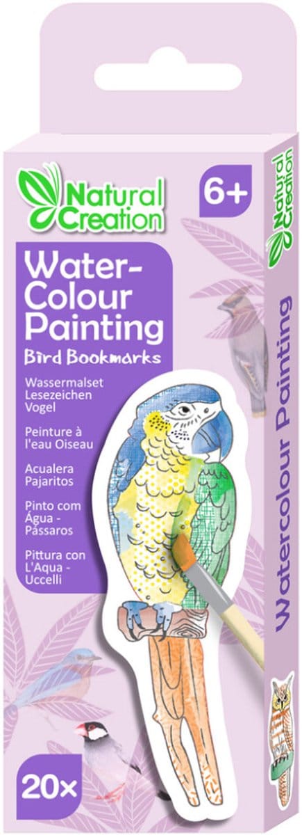 Avenir waterschilderen speelgoed - creatieve vogels schilderen set.