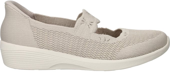 Skechers Arya Slip-Ins Ballerina's - Dames - Beige - Maat:36