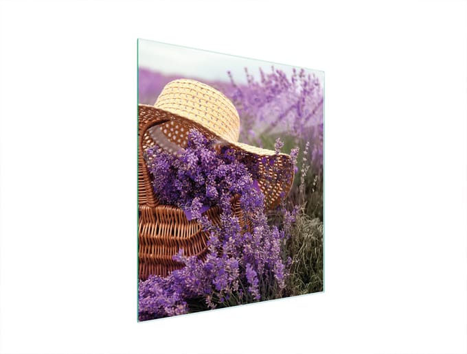 TMK ArtDeko - Snijplank - Glas - 45x52cm - Lawenda