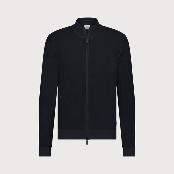 Blue Industry Vest Structuur Donkerblauw (navy) - Maat XL - Heren