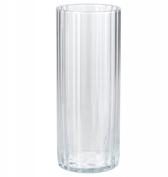IKEA PÄRLGLADA Vaas - Helder Glas, 24 cm Hoog