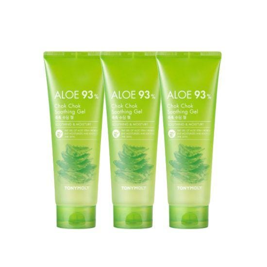 Tonymoly Aloe Chok Chok Verzachtende Gel 250ml (Pakket van 3) yellow