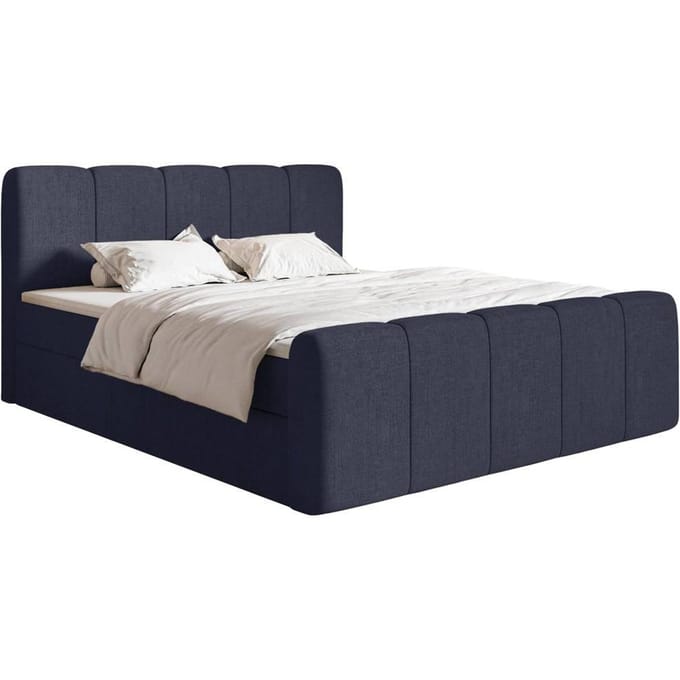 Boxspring Chloe 140x200 chenille met opbergruimte | NADUVI Collection