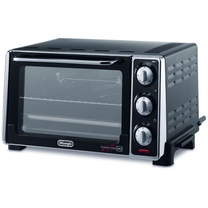 Mini-four - Chaleur tournante - DELONGHI - EO20792 - Noir - 20 L - 49 x 35 x 25,5 cm - 1300 W noir