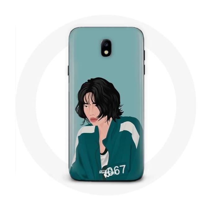 Coque pour Samsung Galaxy S5 Squid Game Kang Sae Byeok Fanart dessin de visage