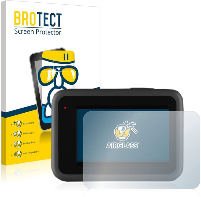 Screenprotector voor GoPro Hero 9 Black Beschermglas transparant